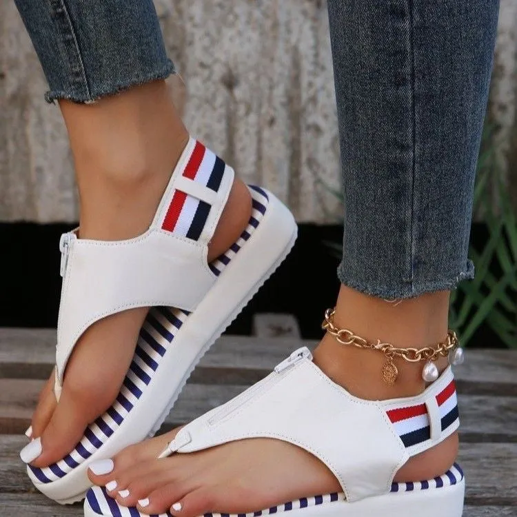 Ankle Straps Thick Sole Orthopedic Slippers