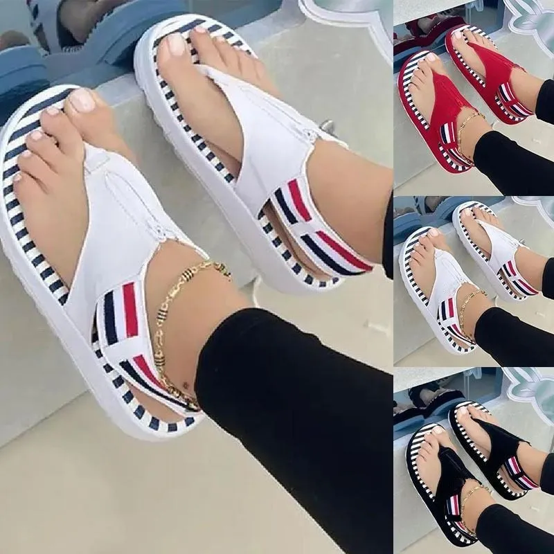 Ankle Straps Thick Sole Orthopedic Slippers