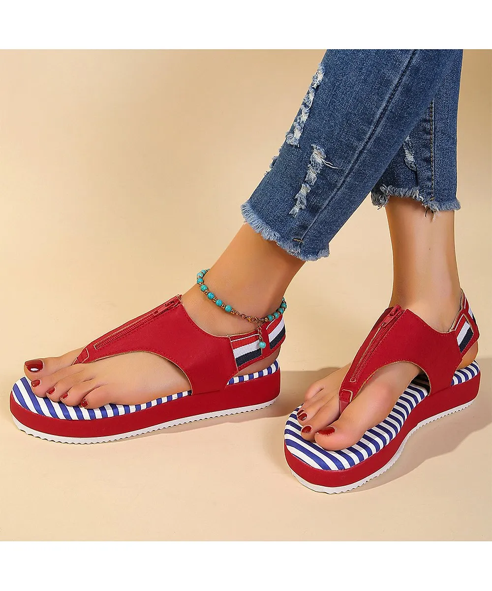 Ankle Straps Thick Sole Orthopedic Slippers