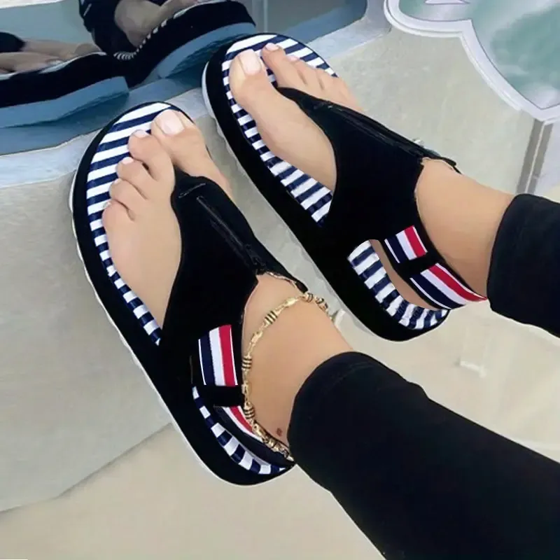 Ankle Straps Thick Sole Orthopedic Slippers