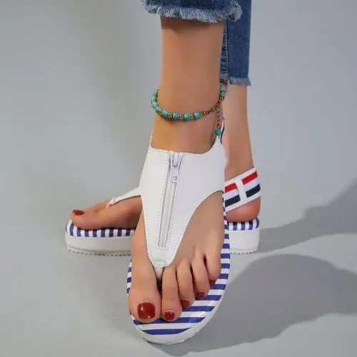 Ankle Straps Thick Sole Orthopedic Slippers