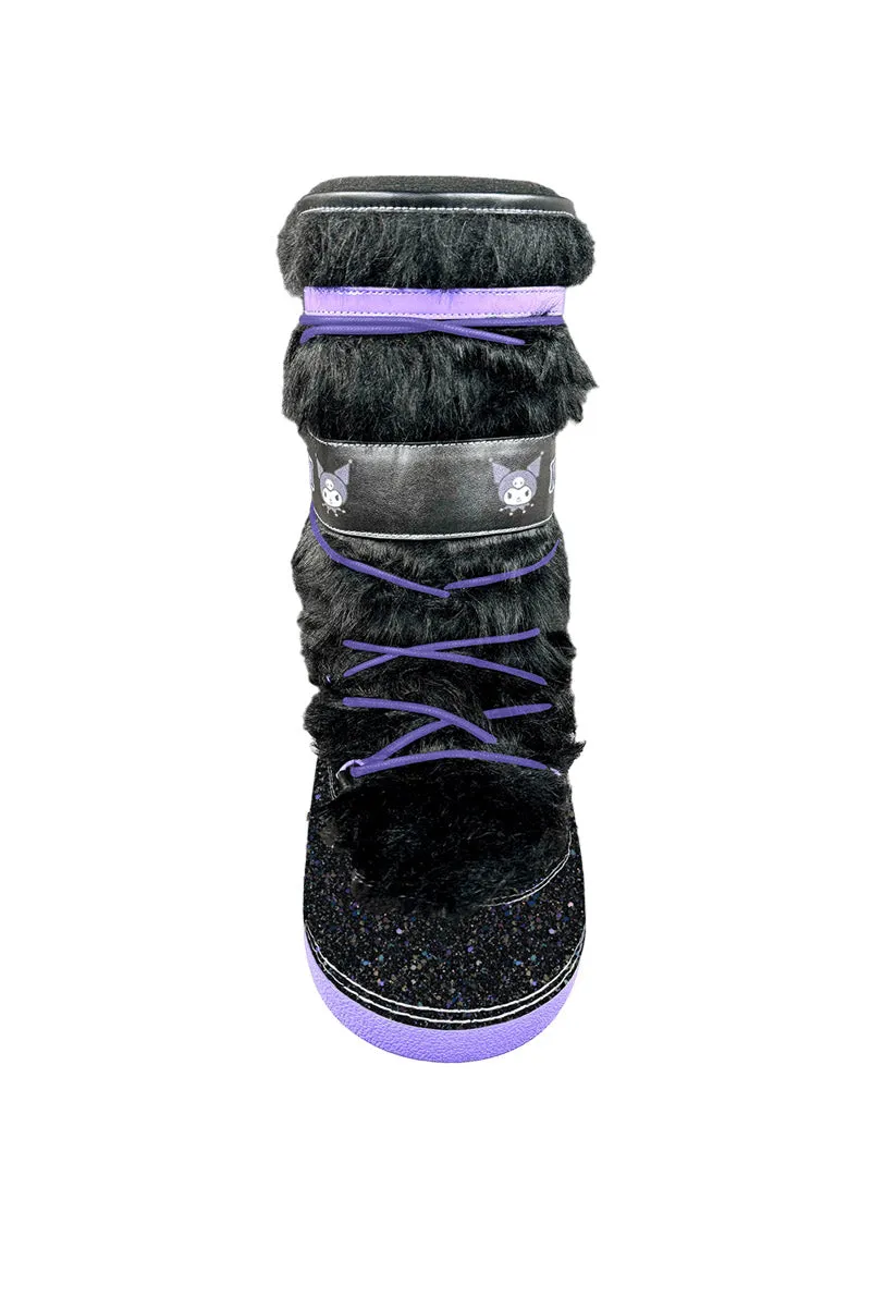 Blizz Kuromi Snow Boots [Black/Lavender]