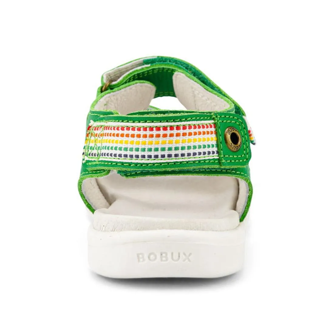 Bobux Kid   Plus Rise Open Toe Sandal Emerald Green 839104 Clearance