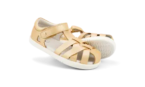 Bobux Kid   Tropicana II Sandal (Pale Gold)