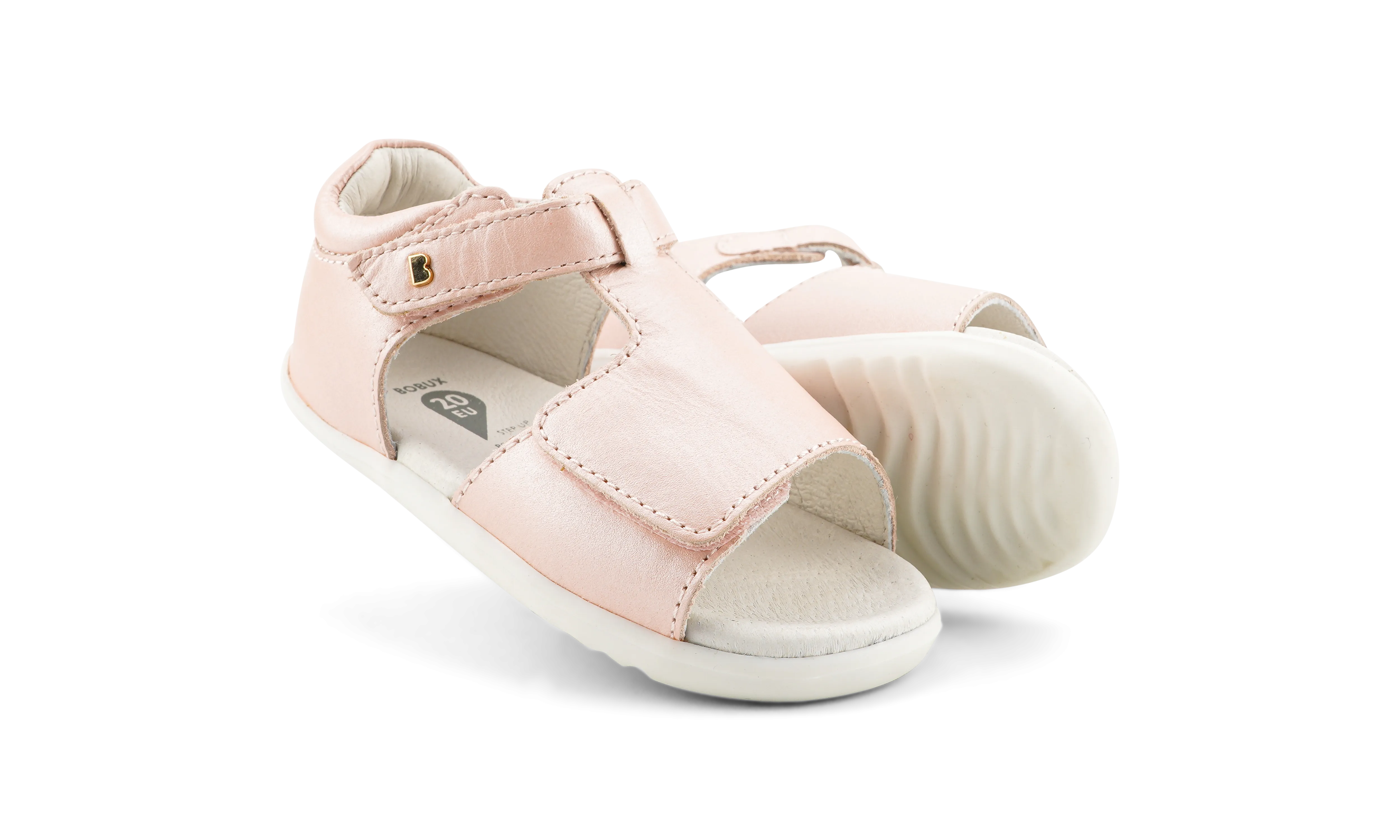Bobux Step Up Mirror Sandal (Seashell)