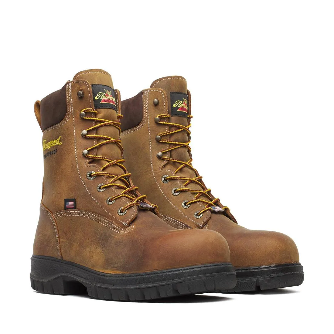 Genesis Series 8" Nano Toe Waterproof Boot Chestnut