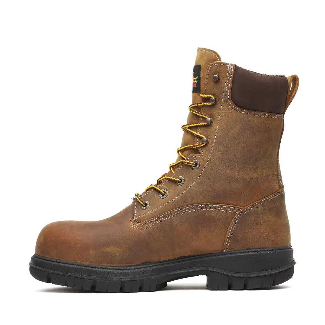 Genesis Series 8" Nano Toe Waterproof Boot Chestnut
