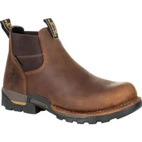 Georgia Boot: Eagle One Waterproof Chelsea Work Boot