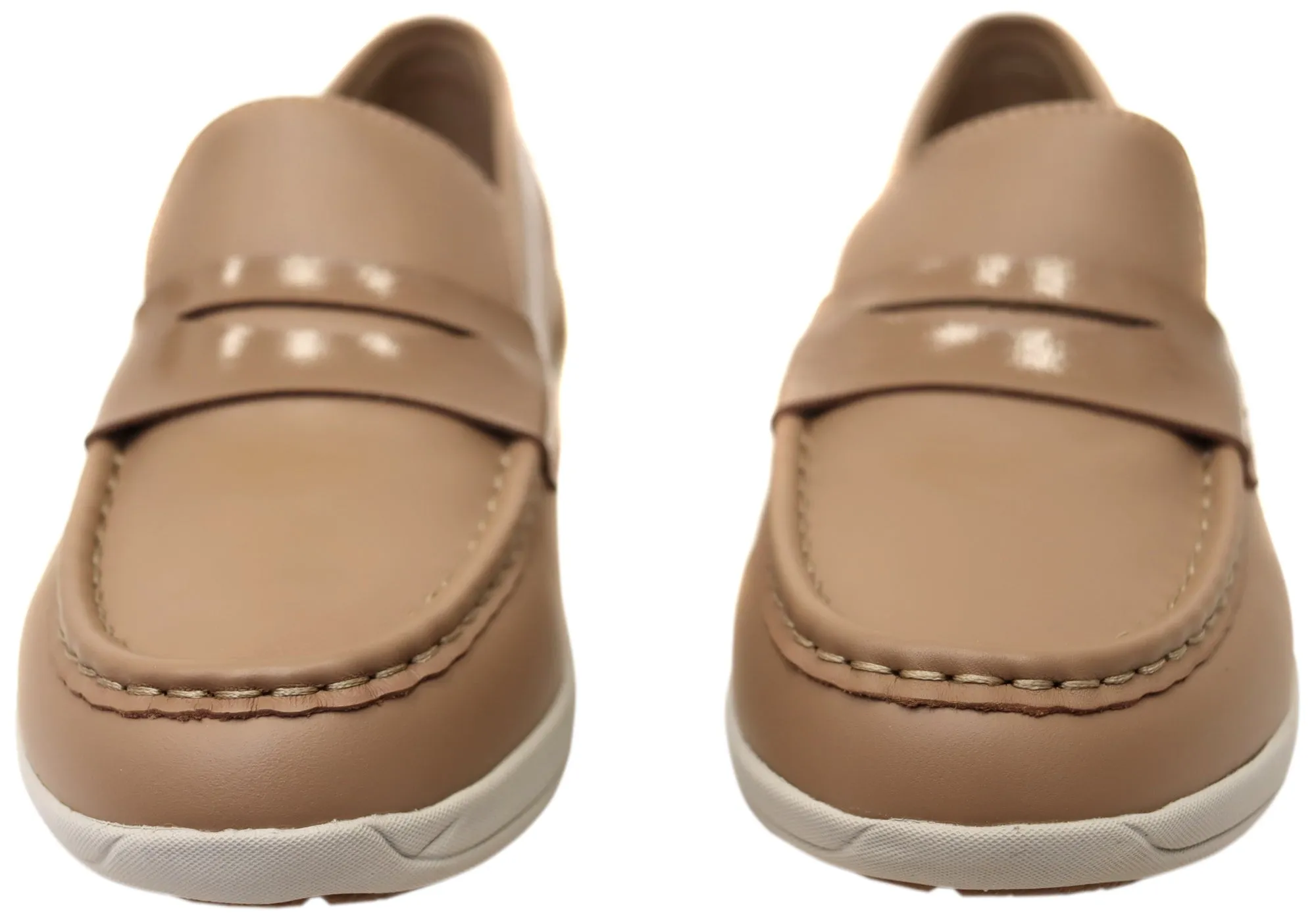 Homyped Glee Penny Loafer Womens Leather Comfortable Supportive Shoes