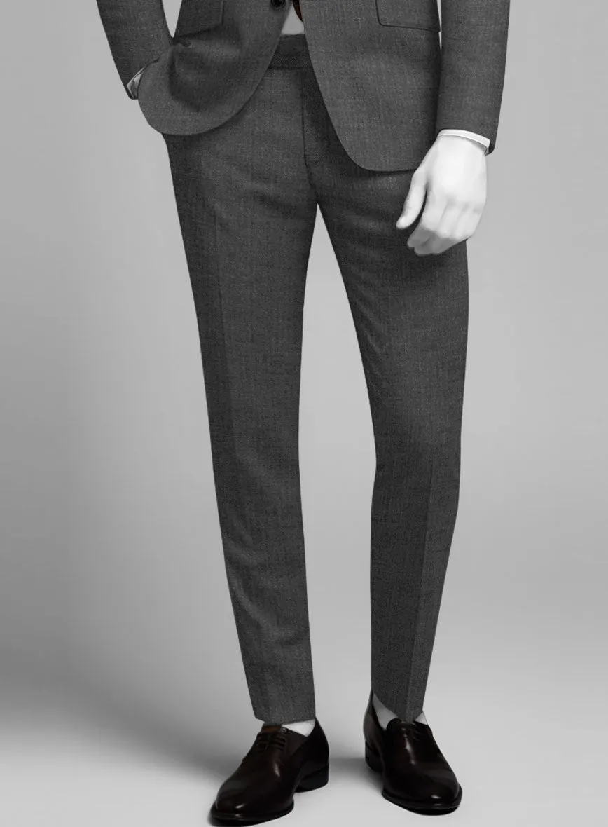 Napolean Mid Charcoal Wool Pants