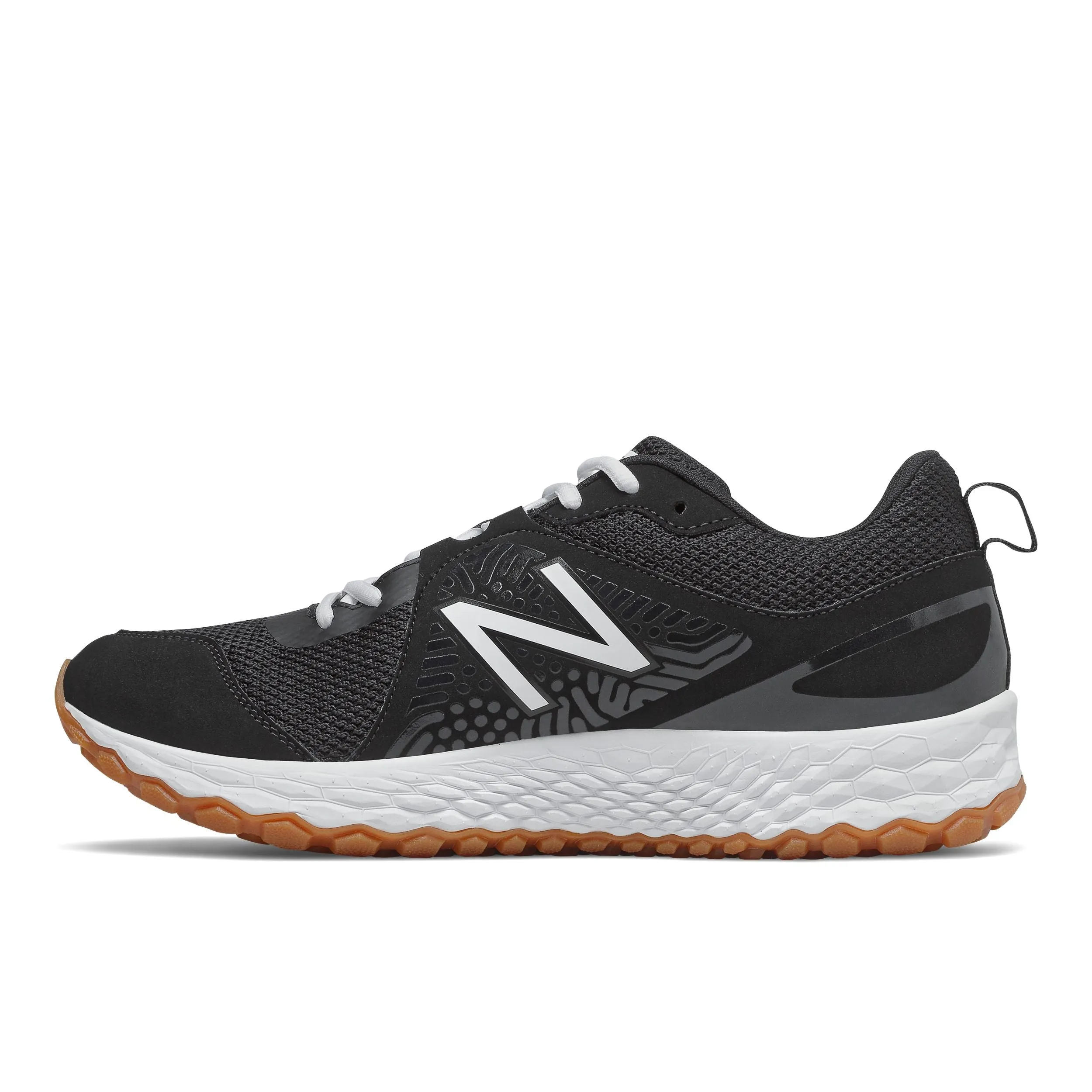 New Balance 3000v5 Black with White Turf Trainer