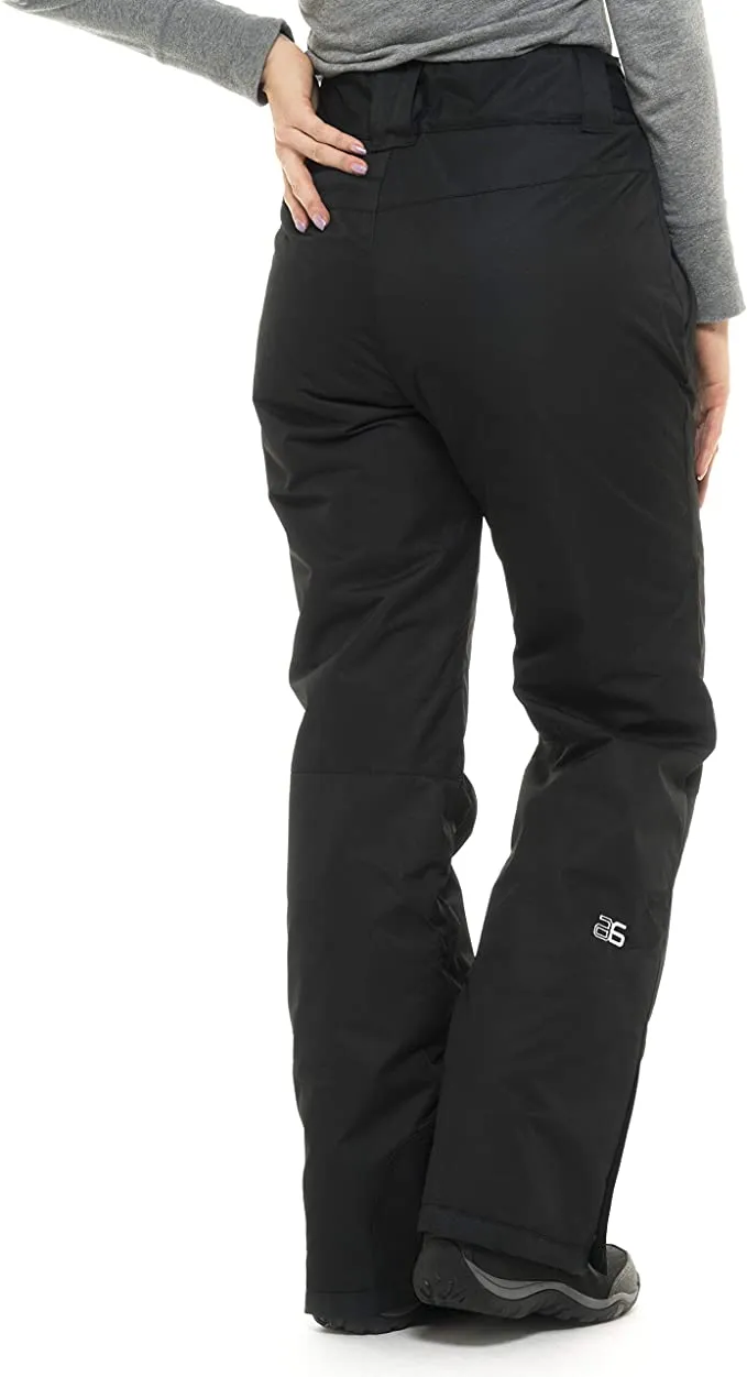 New SkiGear Womens Insulated Snow Pants, Black, Sz Large! These offer durability & protection from elements and still allow full range of motion!
