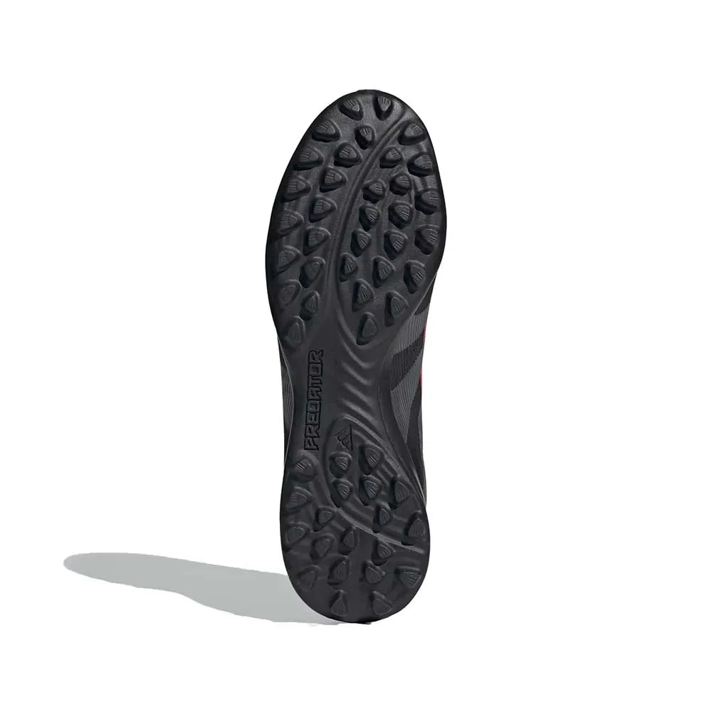 Predator League TF Soccer Shoe - Core Black/Grey Four/Lucid Red - Regular (D)