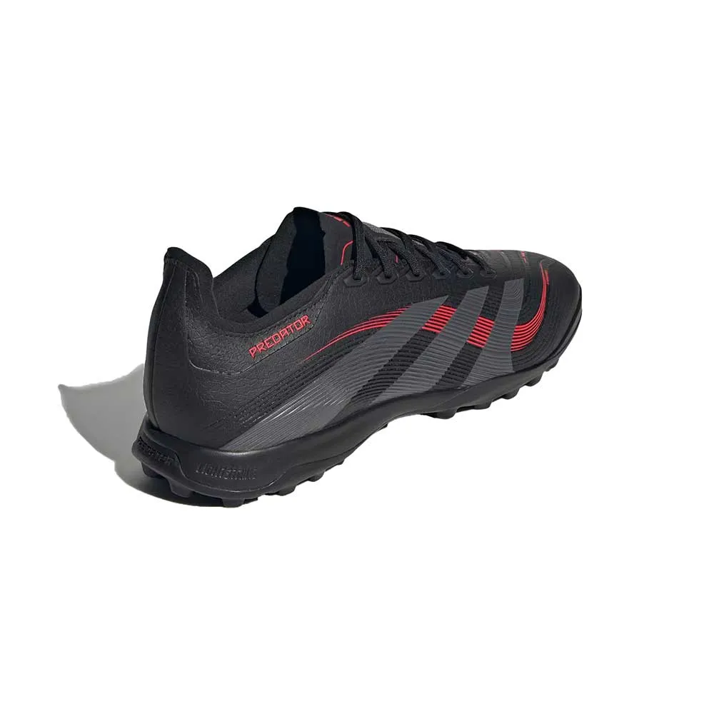 Predator League TF Soccer Shoe - Core Black/Grey Four/Lucid Red - Regular (D)