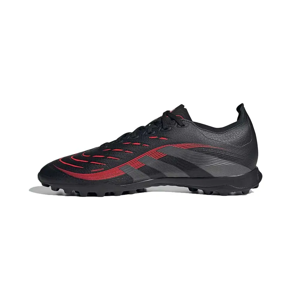 Predator League TF Soccer Shoe - Core Black/Grey Four/Lucid Red - Regular (D)