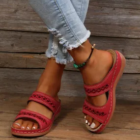 Retro Arch Support Orthopedic Wedge Sandals