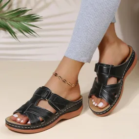 Sylis | Non-slip Orthopedic Leather Sandals