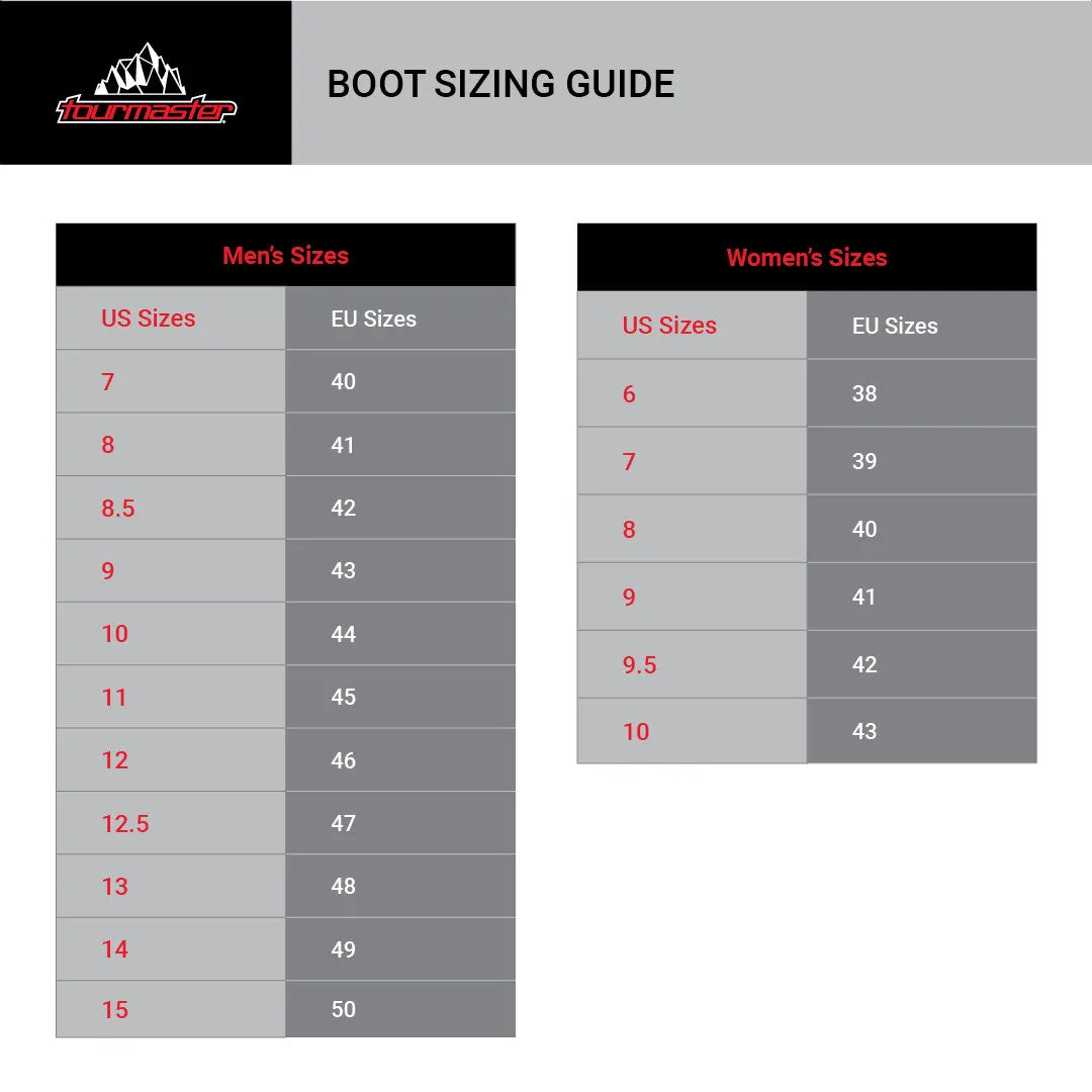 Tour Master Helix Waterproof Motorcycle Touring Boots