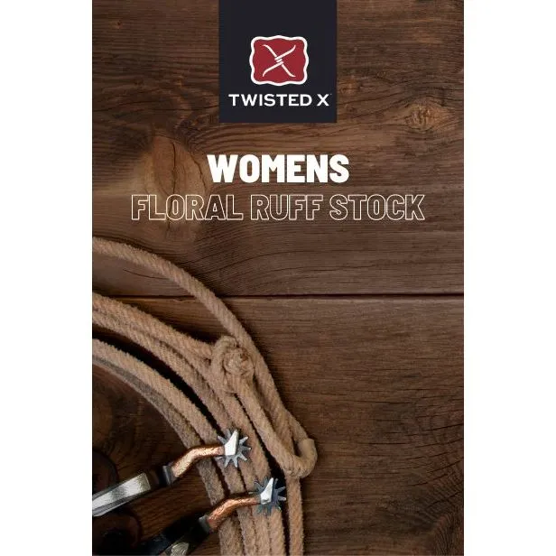 TWISTED X - WOMENS FLORAL RUFF STOCK